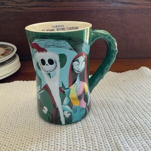 The Nightmare Before Christmas Green Character Ceramic Mug